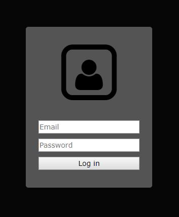 Sign in screen